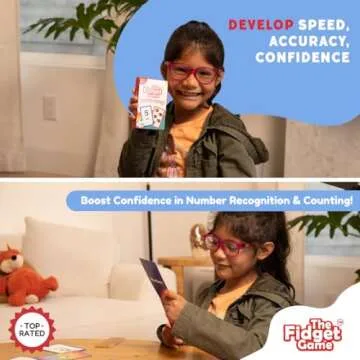 Fidget Game Counting Flash Cards 1-20 for Kids