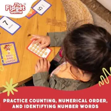Fidget Game Counting Flash Cards 1-20 for Kids
