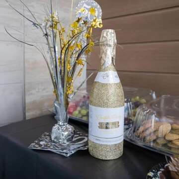 Gold Champagne Confetti Poppers for Celebrations