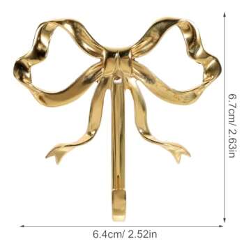 Elegant Zerodeko Bow Hook for Home Decor and Organizing
