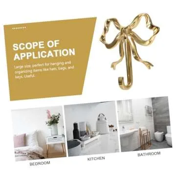 Elegant Zerodeko Bow Hook for Home Decor and Organizing