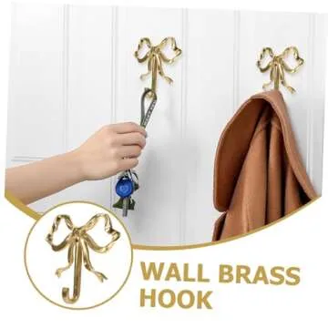 Elegant Zerodeko Bow Hook for Home Decor and Organizing