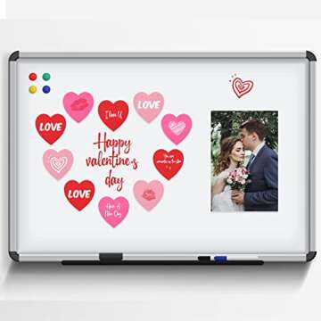 Roowest 600 Sheets Valentine's Day Heart Shaped Sticky Notes Heart Notepads 3 x 3 Inches Post Note Self Stick Memo Colorful Sticky Pad for Kid Home School Office Supplies(Blank,Red, Rose Red, Pink)