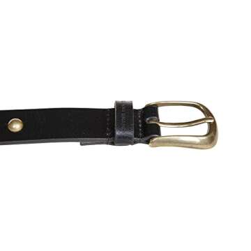 Lucky Brand Women Leather Bold Fashion Statement Belts, Domed Studded-Black, S (26-27")
