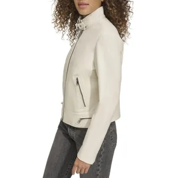 Levi's Women's Faux Leather Racer Jacket - Stylish & Warm