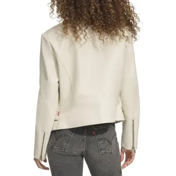 Levi's Women's Faux Leather Racer Jacket - Stylish & Warm