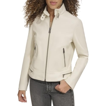 Levi's Women's Faux Leather Racer Jacket - Stylish & Warm