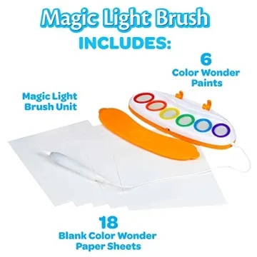 Mess-Free Crayola Color Wonder Magic Light Brush - Ages 3+