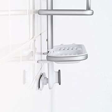 OXO Good Grips Aluminum Shower Caddy for Organized Bathrooms