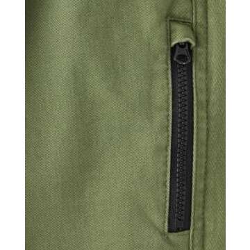 The Children's Place,Boys,Pull On Pants with Roll Cuff Hem,Truly Olive,4