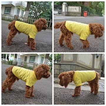 Lovelonglong Dog T-Shirts for Medium Large Dogs Yellow XXXL