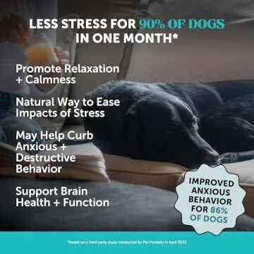 Pet Honesty Natural Hemp Calming Chews - Maximum Strength for Dog Anxiety Relief