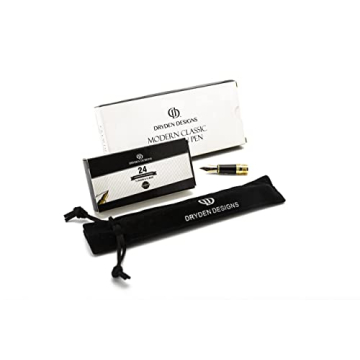 Dryden Designs Fountain Pen Medium Fine Nibs Ink Cartridges