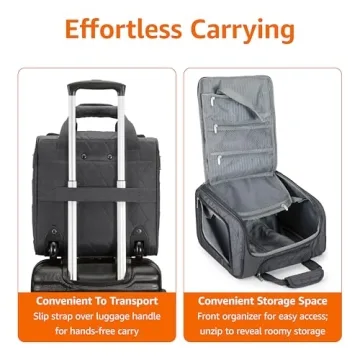 Compact Amazon Basics Underseat Carry On Luggage with Wheels