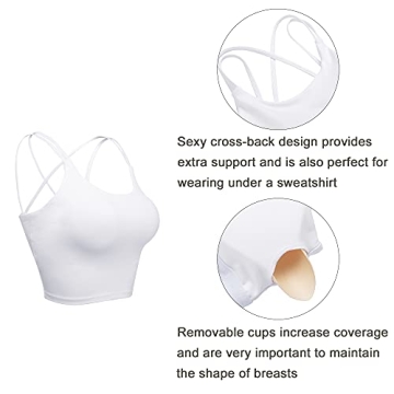 Vorcy Womens Padded Sports Bra for Ultimate Comfort and Style