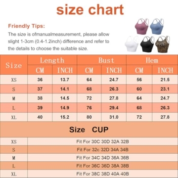 Vorcy Womens Padded Sports Bra for Ultimate Comfort and Style