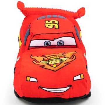 Cars Plush Stuffed Lightning Mcqueen Red Pillow Buddy - Kids Super Soft Polyester Microfiber, 19 inch (Official Disney Pixar Product)