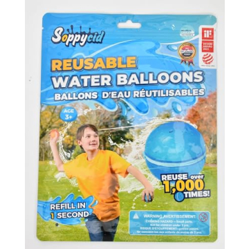 SOPPYCID Reusable Water Bomb Balloons Eco-Friendly Fun