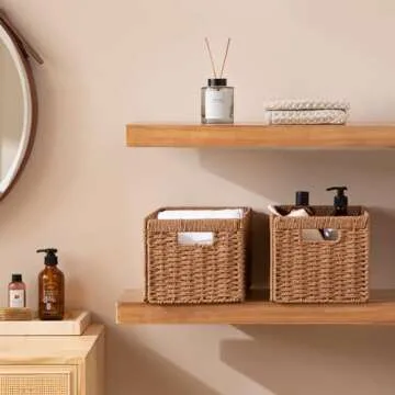 UBBCARE Wicker Storage Baskets for Home Organizing