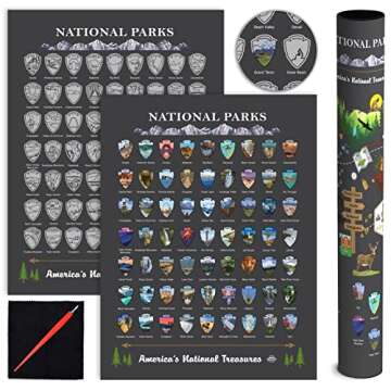 National Parks Scratch Off Map – USA Travel Adventure