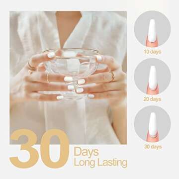 wowfun Gel Nail Polish Gel Polish 1Pcs Gel Nail Polish Nail Polish 15ML Soak Off Christmas Gift for Women Long Lasting Salon Home DIY (White)