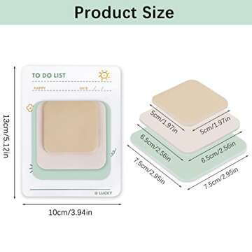 360 Pcs Multi Size Sticky Notes, Sticky Notes Pastel Variety Pack, Assorted Color Sticky Memo Pads f...