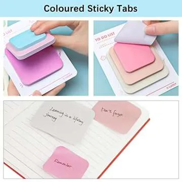 360 Pcs Multi Size Sticky Notes, Sticky Notes Pastel Variety Pack, Assorted Color Sticky Memo Pads for Notebooks, Removable Self-Stick Notes Set for Home Office School Student College Supplies