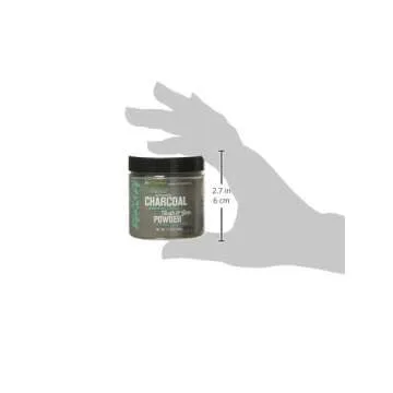 InVitamin Natural Whitening Activated Charcoal Powder for Teeth and Gums (Spearmint)