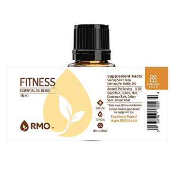 Fitness Essential Oil Blend by Rocky Mountain Oils 15 ml