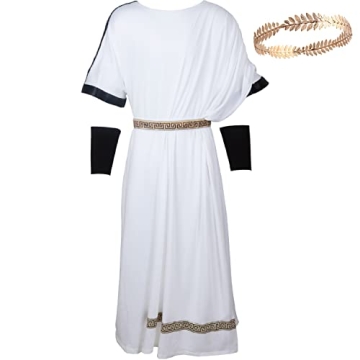 Slorntukn Toga Costume for Men and Women with Accessories