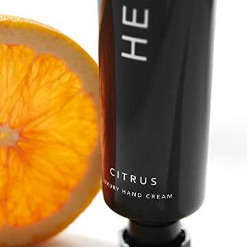 Henné Organics Luxury Hand Cream - Fast-Absorbing Citrus Moisturizer