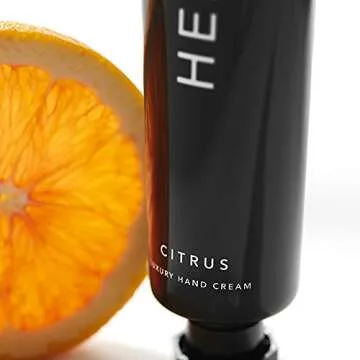 Henné Organics Luxury Hand Cream - Fast-Absorbing Citrus Moisturizer