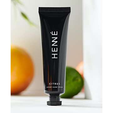 Henné Organics Luxury Hand Cream - Fast-Absorbing Citrus Moisturizer