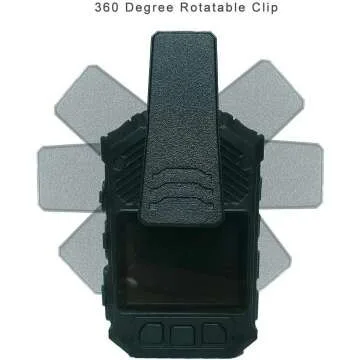 MIUFLY Body Camera – 1296P, Night Vision, GPS