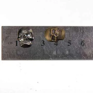 Beadsland Hotfix Skull Studs, 100 pcs Easy Iron On Craft