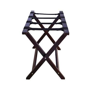 Casual Home 30" Extra-Wide Luggage Rack for Easy Packing