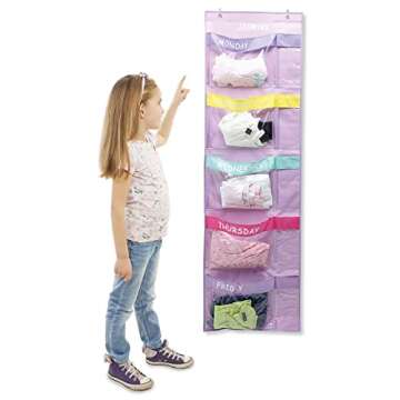 Personalized Pastel Kids Clothing Organizer for Easy Mornings