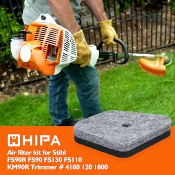 Hipa FS90R FS110R FS130R Air Filter for STIHL FS90 FS87 FS100 FS100R FC100 FC110 FC90 HL100 HL90 HT1...