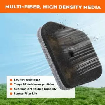 Hipa FS90R FS110R FS130R Air Filter for STIHL FS90 FS87 FS100 FS100R FC100 FC110 FC90 HL100 HL90 HT100 HT131 KM100 KM110 Trimmer Parts Replace 4180-120-1800 4180 120 1800 Air Filter 5 Pack