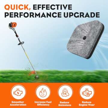 Hipa FS90R FS110R FS130R Air Filter for STIHL FS90 FS87 FS100 FS100R FC100 FC110 FC90 HL100 HL90 HT100 HT131 KM100 KM110 Trimmer Parts Replace 4180-120-1800 4180 120 1800 Air Filter 5 Pack