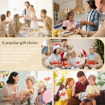 Stylish Unfinished Wood Coasters for Custom Crafts