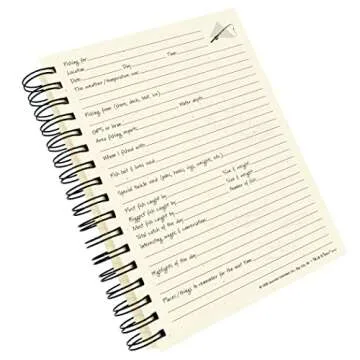 Write it Down series by Journals Unlimited, Guided Journal, Fishing, Fisherman's Journal, Full-size 7.5"x 9", Kraft Hard Cover, Made in USA