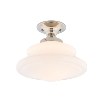 Elegant Hudson Valley Petersburg Semi Flush Ceiling Light