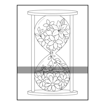 100 Flowers Adult Coloring Book for Relaxation and Creativity