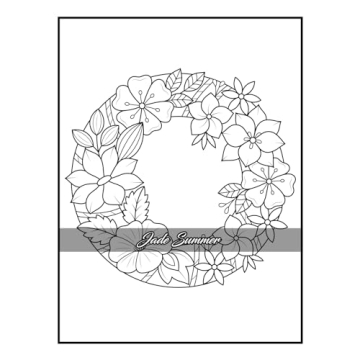 100 Flowers Adult Coloring Book for Relaxation and Creativity