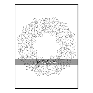 100 Flowers Adult Coloring Book for Relaxation and Creativity