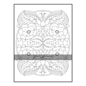 100 Flowers Adult Coloring Book for Relaxation and Creativity