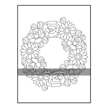 100 Flowers Adult Coloring Book for Relaxation and Creativity