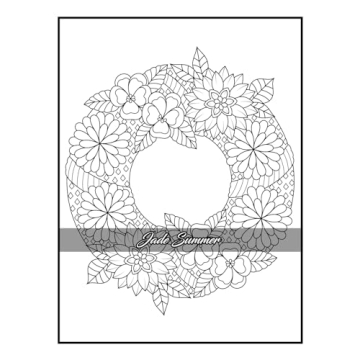 100 Flowers Adult Coloring Book for Relaxation and Creativity