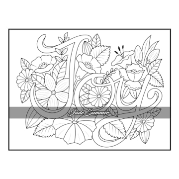 100 Flowers Adult Coloring Book for Relaxation and Creativity